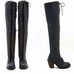Jeffery Campbell Joe Lace Up Boots for Free People